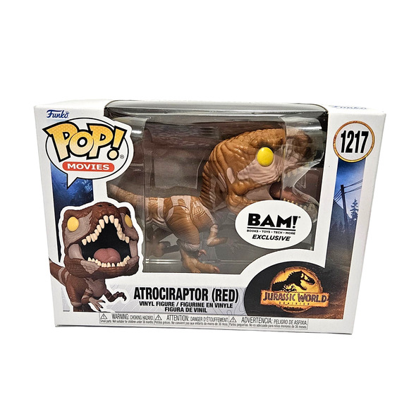 Funko Pop! Movies Jurassic World Atrociraptor (Red) #1217 Vinyl Figure NWB - Picture 1 of 6